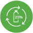 25%