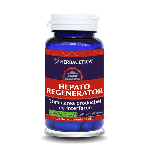 Hepato Regenerator 60cps Herbagetica vitamix.ro Hepato-biliare