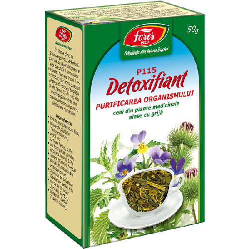 Ceai Detoxifiant, Purificarea Organismului, 50gr, Fares