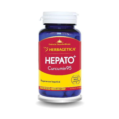 Hepato Curcumin95 60cps Herbagetica vitamix.ro Hepato-biliare