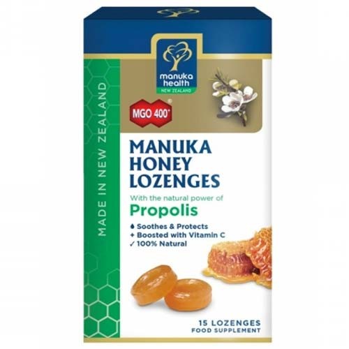 Bomboane cu Miere de Manuka si Propolis, 65gr, Manuka Health vitamix.ro Bomboane