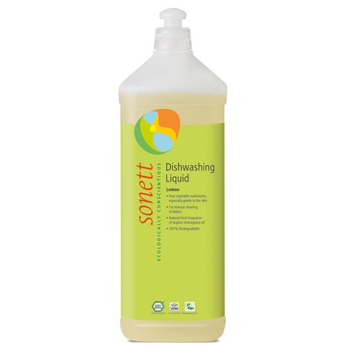 Detergent Ecologic pentru Spalat Vase cu Lamaie 1l Sonett