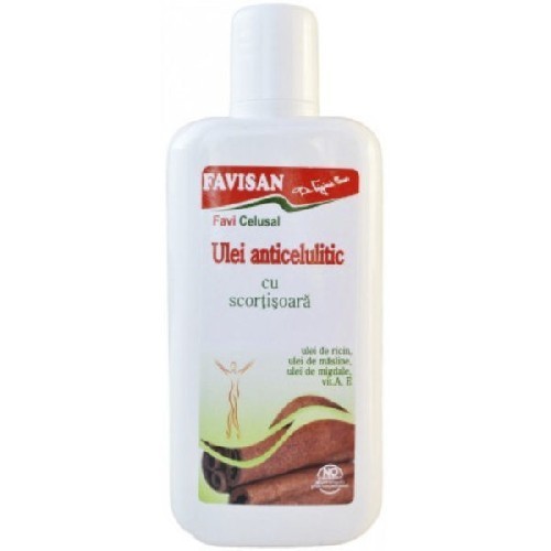 Ulei Anticelulitic cu scortisoara, 125ml Favisan vitamix.ro Uleiuri cosmetice