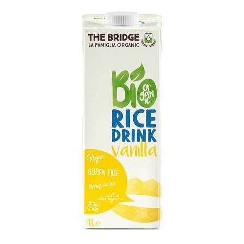 Lapte Bio din Orez cu Vanilie 1l The Bridge