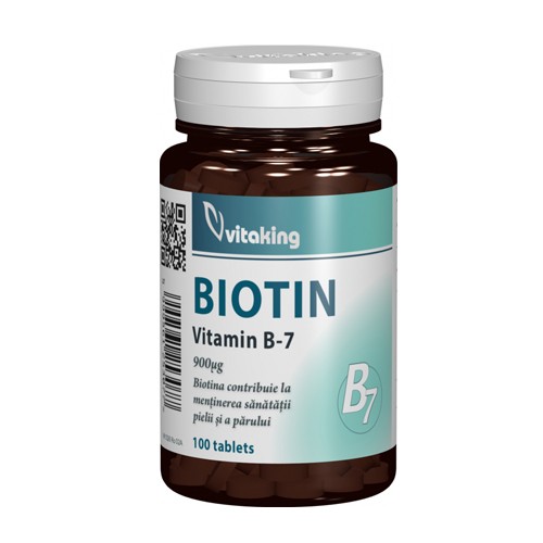 Vitamina B7 Biotin 100tablete vitamix.ro Memorie