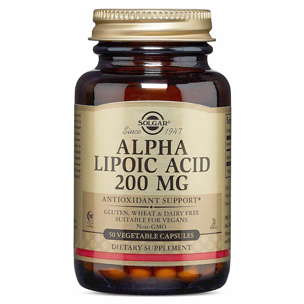 Alpha Lipoic Acid 200mg 50caps Solgar