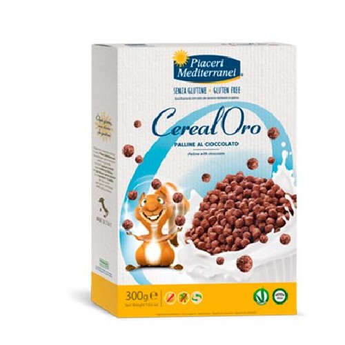 Palline Cereale Ciocolata fara Gluten 300g Piaceri Mediterranei vitamix.ro Dulciuri, patiserii fara gluten