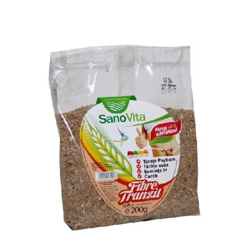 Fibre Tranzit 200gr SanoVita vitamix.ro Cereale