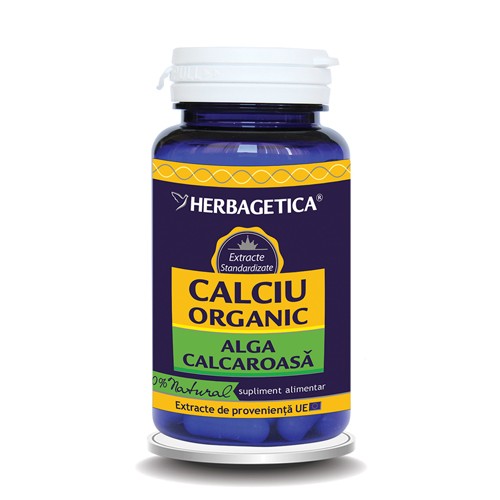 calciu organic 30cps herbagetica