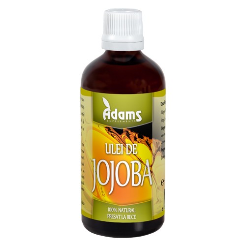 Ulei de Jojoba 100ml Adams vitamix.ro Uleiuri cosmetice