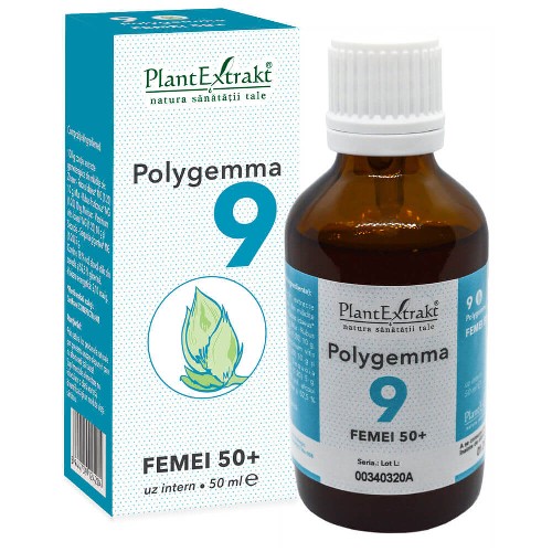 Polygemma 9 – Femei 50+ 50ml, PlantExtrakt vitamix.ro Produse pentru Ea