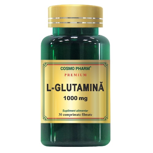 Glutamina 1000mg, 30cps, CosmoPharm vitamix.ro Suplimente fitness