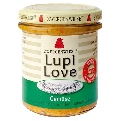 Lupi Love Crema Tartinabila din Lupin si Legume Eco 165g Zwergen vitamix.ro Unturi alimentare