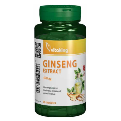 Extract de Ginseng 400mg 90cps, Vitaking