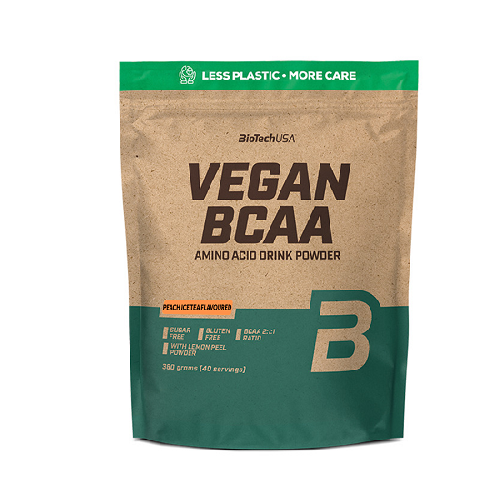 BU87 Vegan BCAA Peach Ice Tea, 360g, Biotech USA vitamix.ro Suplimente fitness