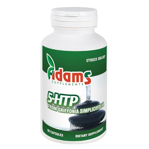 5-HTP 50mg 90 cps. Adams Supplements vitamix.ro Depresie, anxietate