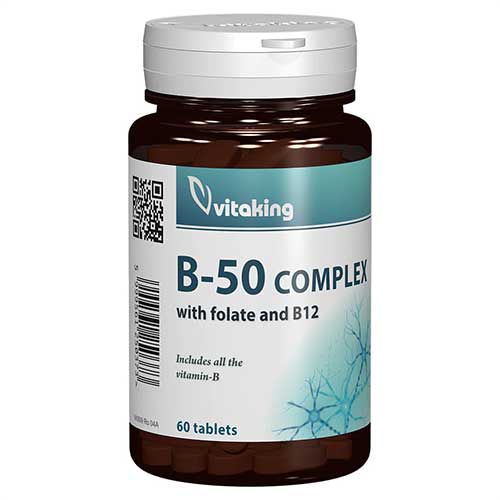 Vitamina B50 Complex 60cps, Vitaminking