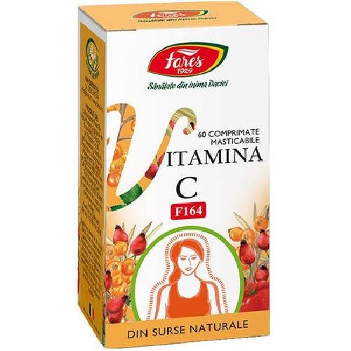 Vitamina C Naturala 60cps Fares