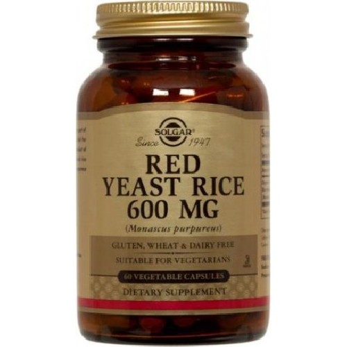 red yeast rice 600mg 60cps solgar