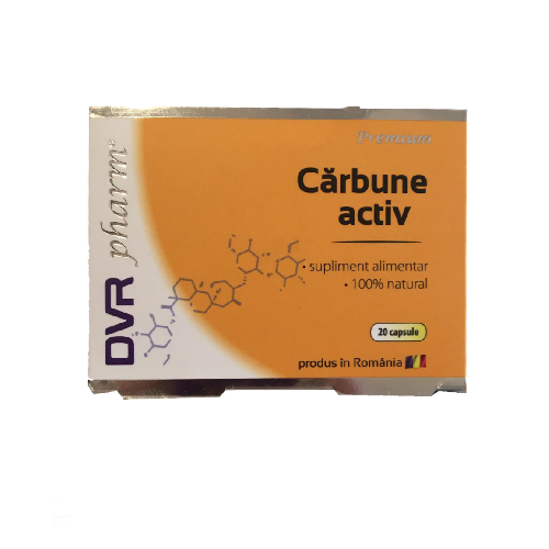 Carbune Activ, 20cps, DVR Pharm vitamix.ro Digestie