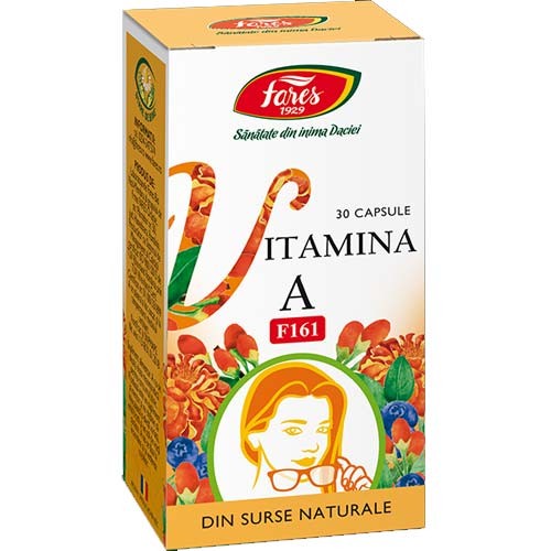 Vitamina A Naturala 30cps Fares vitamix.ro Vitamina A