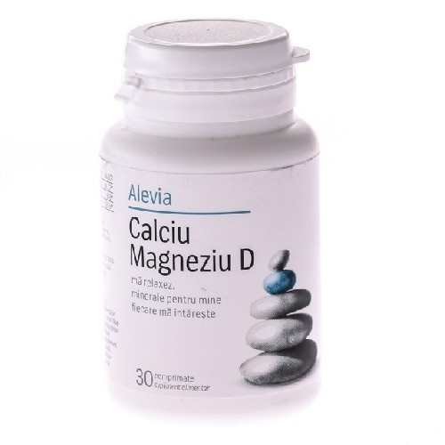 Calciu+Magneziu+Vitamina D 30cpr Alevia vitamix.ro Articulatii sanatoase