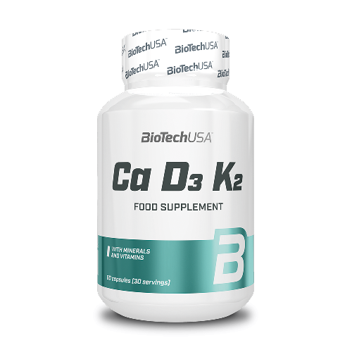 Ca-D3-K2 90cps. Biotech USA vitamix.ro Suplimente fitness