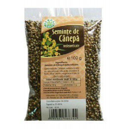 Seminte de Canepa Nedecorticate100gr Herbavit