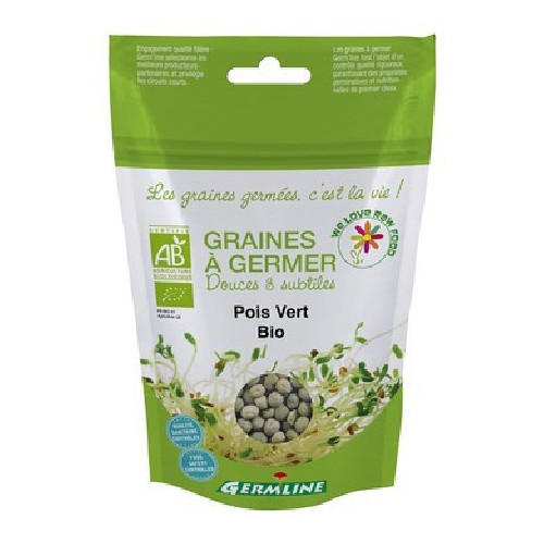 Mazare Verde pentru Germinat Bio 200gr Germline