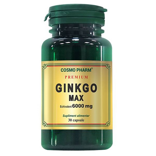Ginkgo Max 6000 Mg, 30 cps, Cosmo Pharm