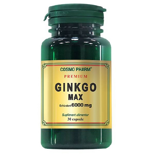 Ginkgo Max 6000 Mg, 30 cps, Cosmo Pharm vitamix.ro Memorie