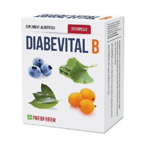 Diabevital B, 30 cps., Parapharm, 1+1 gratis vitamix.ro Antioxidanti
