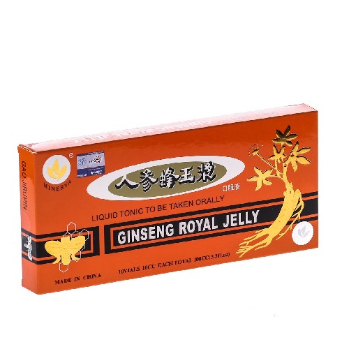 Fiole Ginseng Royal Jelly 10 Minerva 100ml