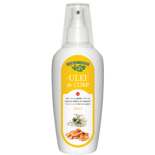 Ulei Corp Spray Migdale Dulci&Musetel 200ml Verre de Nature