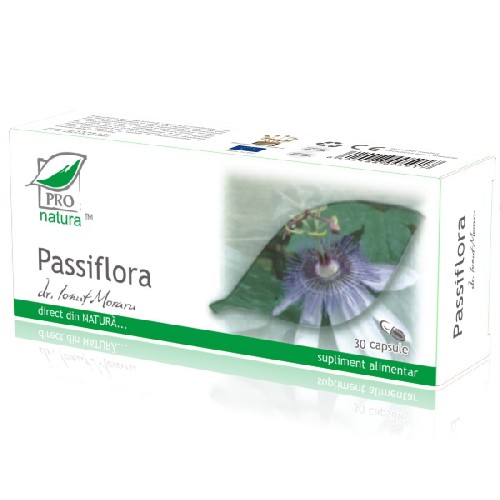 Passiflora 30cps Pro Natura vitamix.ro Somn usor