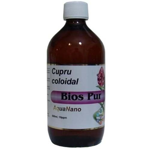 Cupru Coloidal Bios-Pur 10ppm, 480ml Aghoras