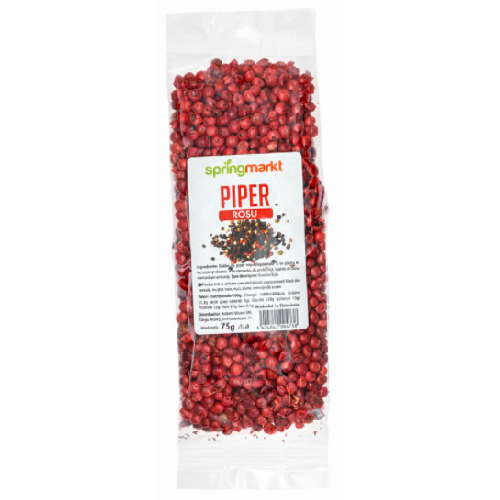 Piper Rosu, 75gr, Springmarkt vitamix.ro Condimente