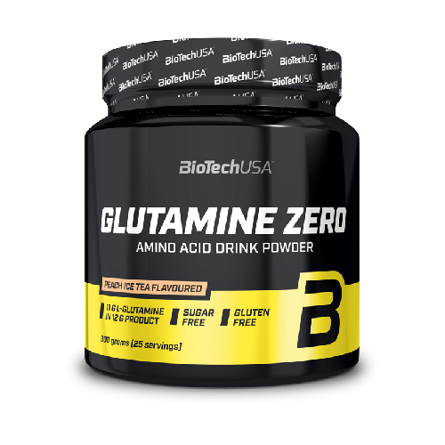Glutamine Zero 300g Peach Ice Tea Biotech USA vitamix.ro Suplimente fitness