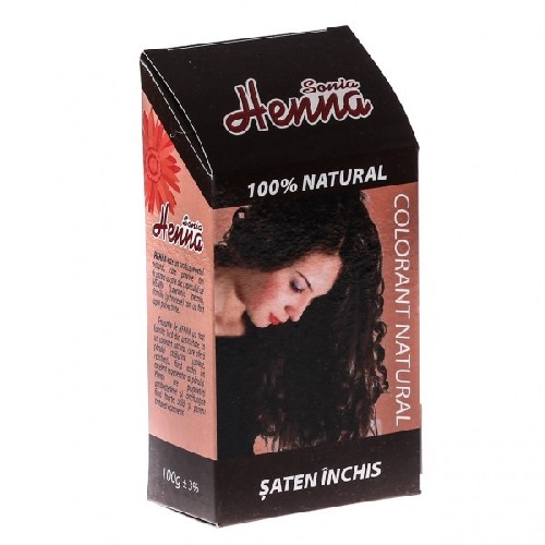 Henna Saten Inchis 100g Kian Cosmetics vitamix.ro Alte produse pentru femei