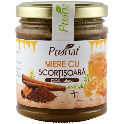 Miere Cu Scortisoara, 220g, Pronat vitamix.ro Miere