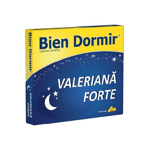 Bien Dormir + Valeriana Forte, 10cps, Fiterman Pharma vitamix.ro Somn usor