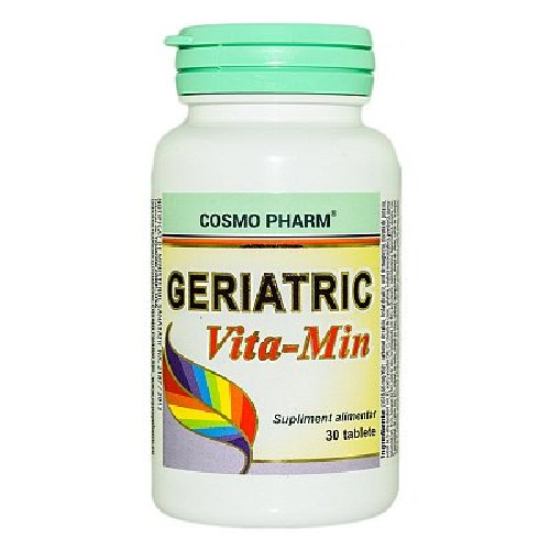 Gereatric Vita-Min 30tab, Cosmopharm vitamix.ro Antioxidanti