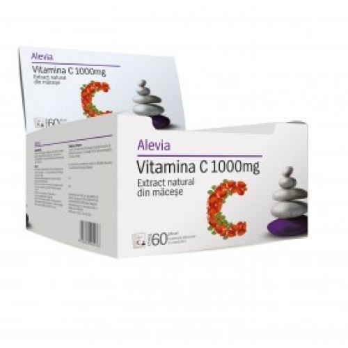 vitamina c 1000mg macese 60dz alevia