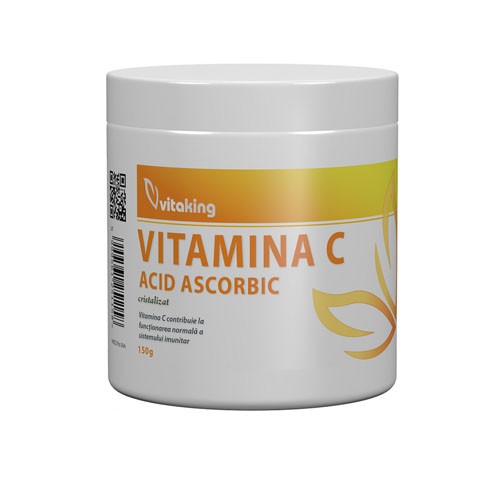 Acid Ascorbic (Vitamina C cristalizata) 400gr Vitaking vitamix.ro Vitamina C