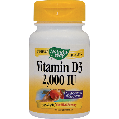 Vitamin D3 2000UI (adulti), 120cps, Secom