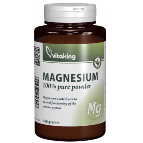 Magneziu Pulbere 160gr, Vitaking vitamix.ro Sistem nervos