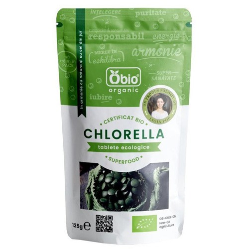 Chlorella Tablete Bio 125g (250 tablete) Obio