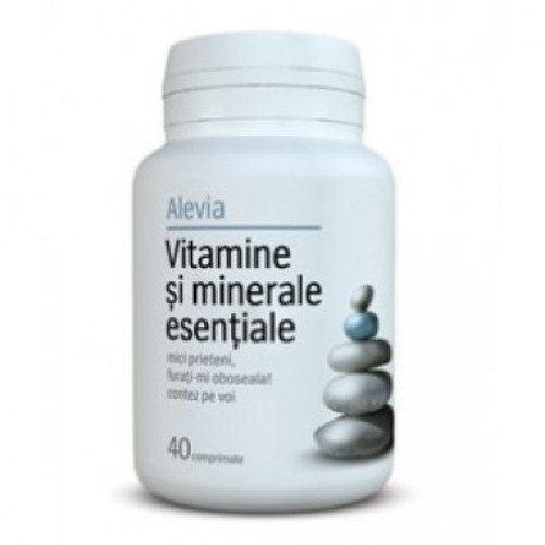 vitamine&minerale esentiale 40cpr alevia