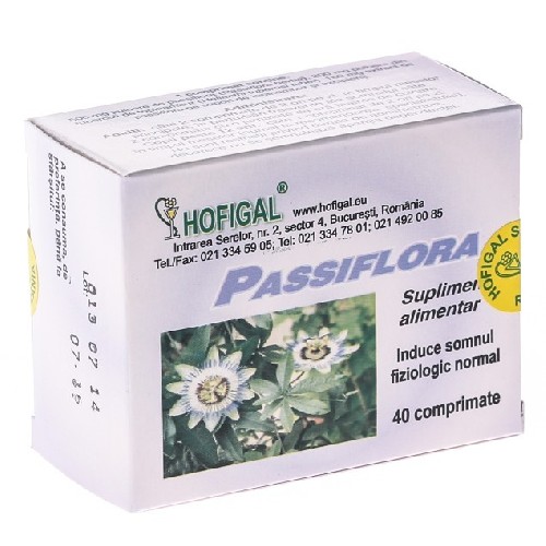 Passiflora 40cpr Hofigal vitamix.ro Somn usor