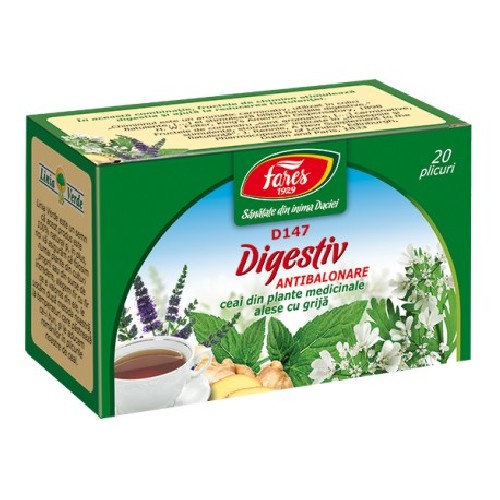 Digestiv Ceai 20 plicuri, Fares